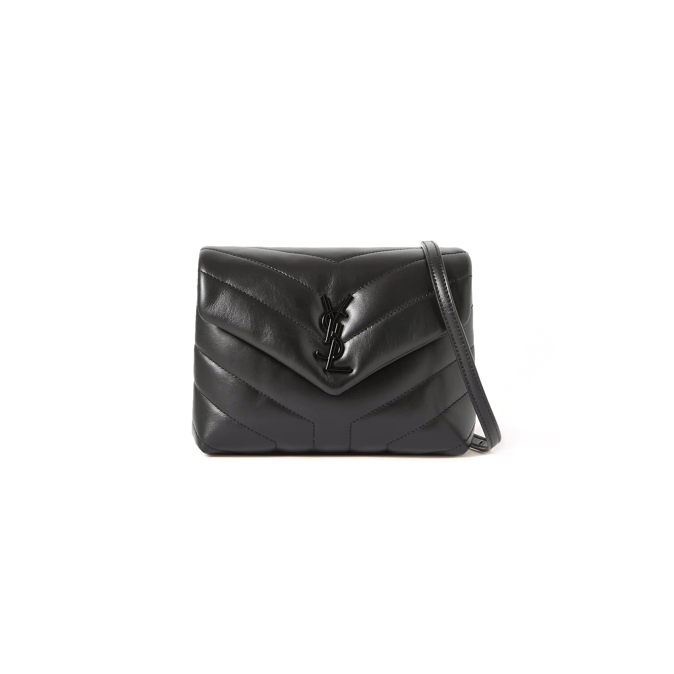 YSL TOY LOULOU LEATHER SHOULDER BAG 33258524072235990 (20*14*7cm)
